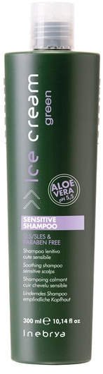 Inebrya GREEN Шампунь для чувствительной кожи головы Sensitive Shampoo 300 мл Inebrya GREEN Шампунь для чувствительной кожи головы Sensitive Shampoo 300 мл