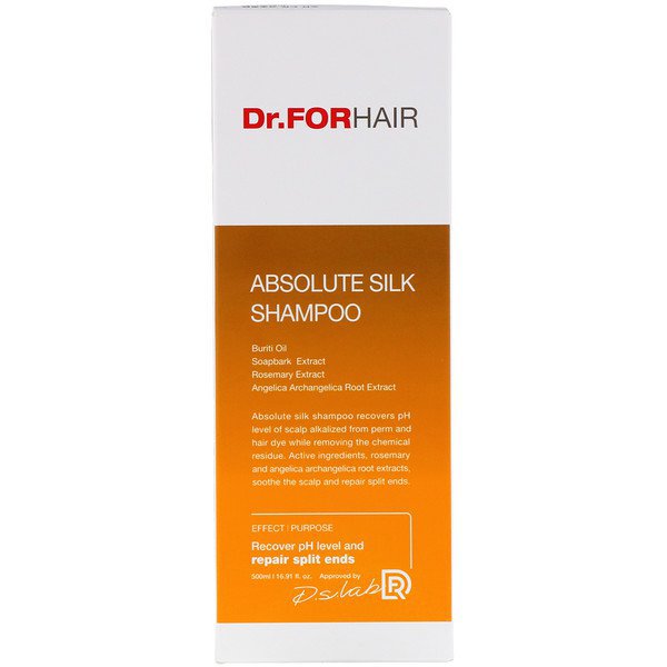 Dr.FORHAIR ABSOLUTE SILK Шампунь-крем для волос восстанавливающий 500 мл