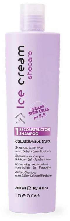Inebrya SHECARE Шампунь восстанавливающий Reconstructor Shampoo 300 мл Inebrya SHECARE Шампунь восстанавливающий Reconstructor Shampoo 300 мл