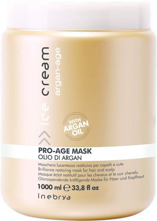 Inebrya ARGAN AGE Маска-кондиционер оживляющий с маслом арганы Pro-Age Mask 1000 мл Inebrya ARGAN AGE Маска-кондиционер оживляющий с маслом арганы Pro-Age Mask 1000 мл