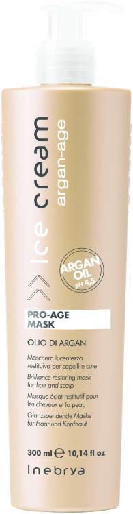 Inebrya ARGAN AGE Маска-кондиционер оживляющий с маслом арганы Pro-Age Mask 300 мл Inebrya ARGAN AGE Маска-кондиционер оживляющий с маслом арганы Pro-Age Mask 300 мл