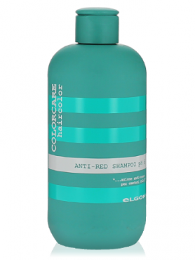 Elgon COLOR CARE Шампунь анти-красный Anti-Red Shampoo pH 6 300 мл Elgon COLOR CARE Шампунь анти-красный Anti-Red Shampoo pH 6 300 мл
