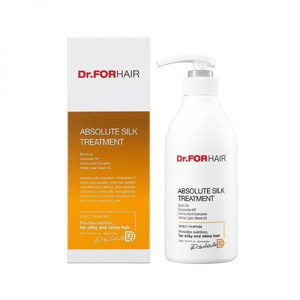 Dr.FORHAIR ABSOLUTE SILK Кондиционер для волос восстанавливающий 500 мл Dr.FORHAIR ABSOLUTE SILK Кондиционер для волос восстанавливающий 500 мл