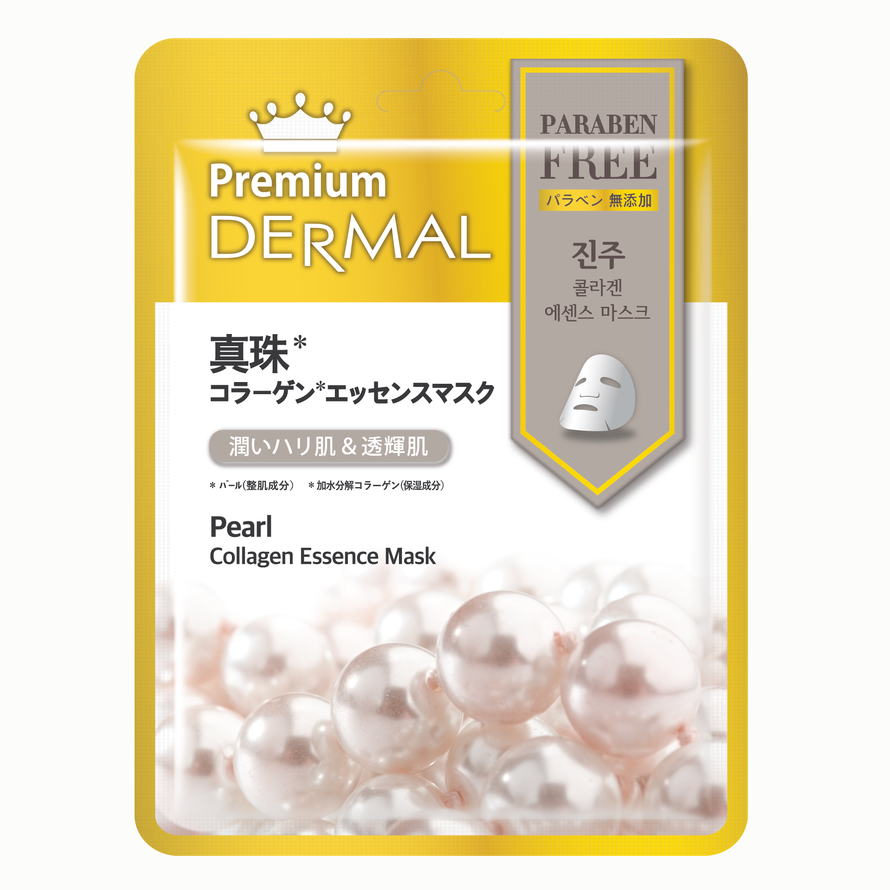 Маска д/лица тканевая "Dermal premium" эссенция коллагеновая с жемчугом 25 г. (Корея) Маска д/лица тканевая "Dermal premium" эссенция коллагеновая с жемчугом 25 г. (Корея)