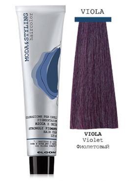 Elgon MODA&STYLING Крем-краска VIOLA фиолетовый 125 мл