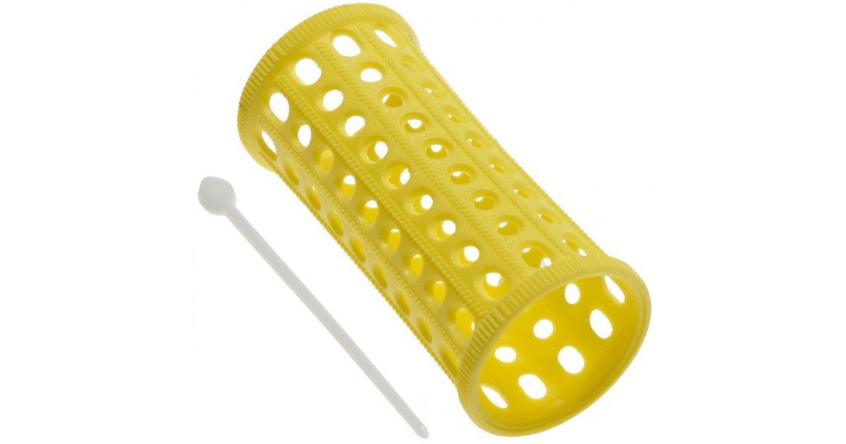Sibel Бигуди пластик жёлтые 30 мм 10 шт.