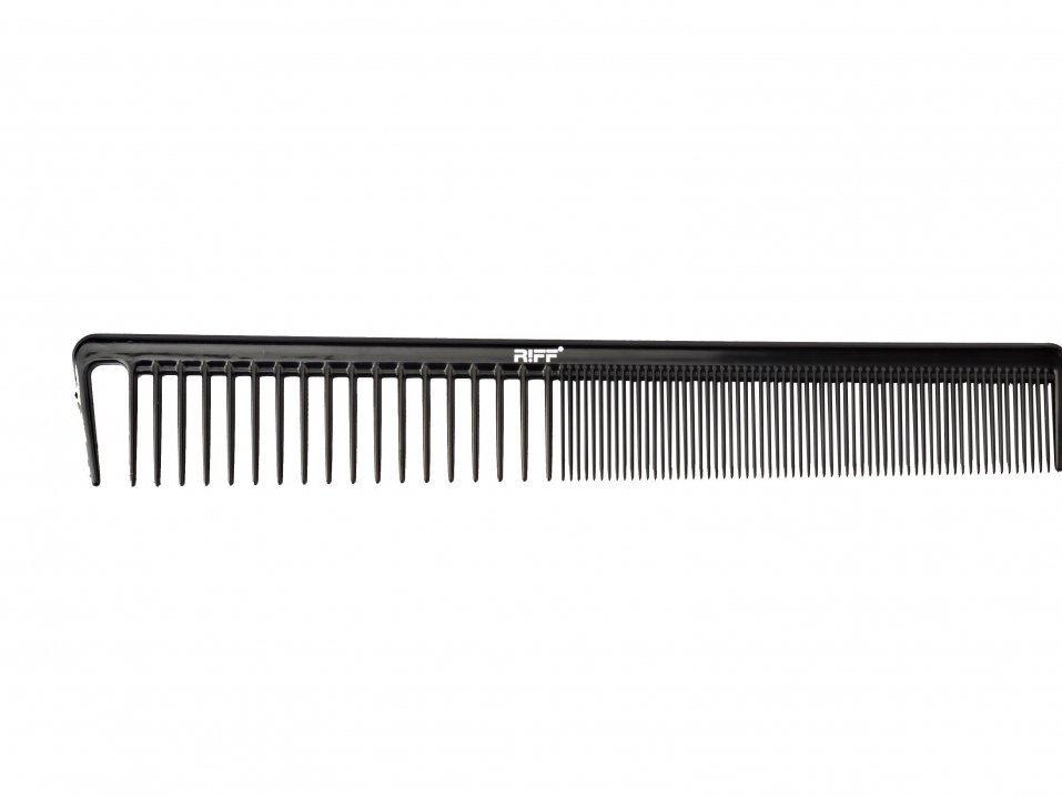 RIFF Расчёска пластиковая рабочая,комбинированная с зубцом,21022